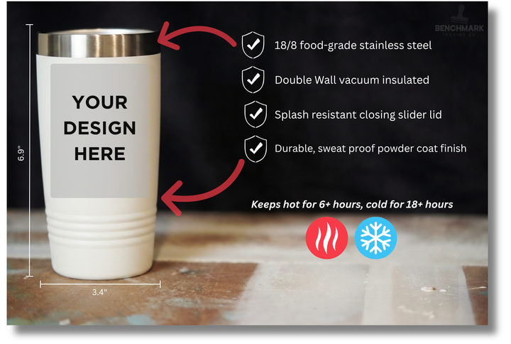 Custom Engraved 20oz Ringneck Tumbler