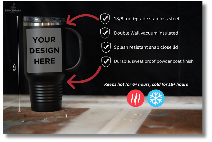 Custom Engraved 32oz Travel Mug